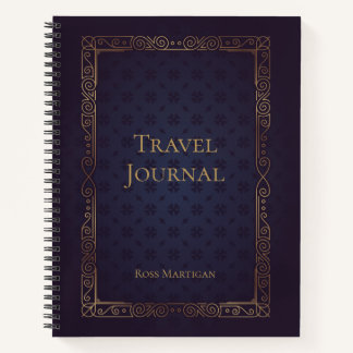 Personalised Elegant Travel Journal
