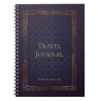 Personalised Elegant Travel Journal