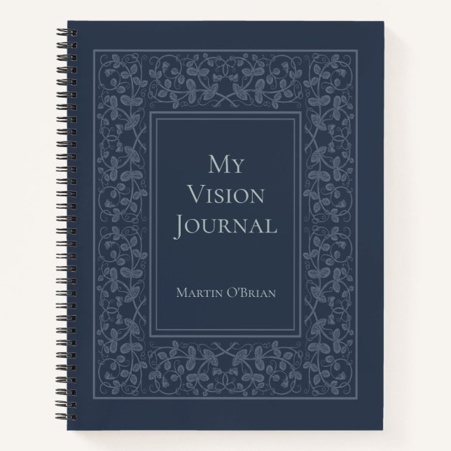 Personalised Elegant Vision Journal (Front)