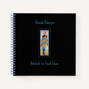 Personalised, Elegant Walker Spiral Notebook