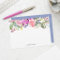 Personalised Elegant Watercolor Floral Note Card