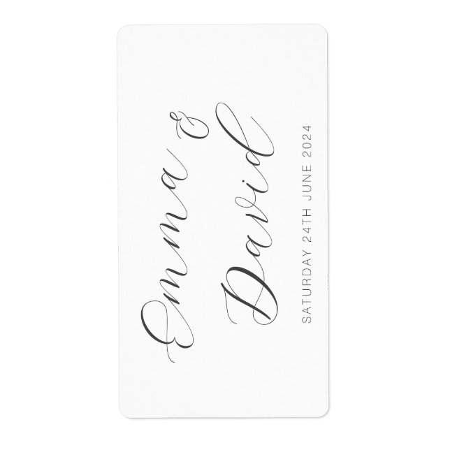 Personalised Elegant Wedding (Front)