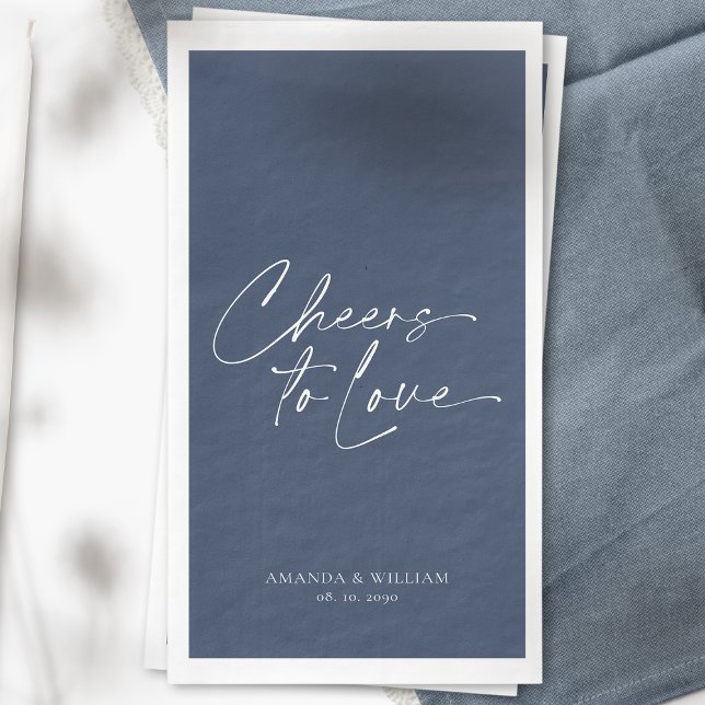 Personalised Elegant Wedding Paper Guest Towel Napkin (Creator Uploaded)