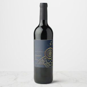 Personalised Elegant Wine Label