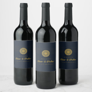 Personalised Elegant Wine Label