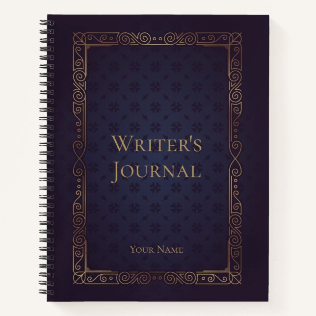 Personalised Elegant Writer’s Journal (Front)