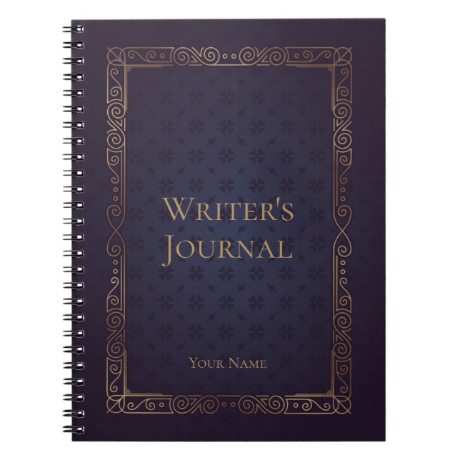 Personalised Elegant Writer’s Journal (Front)
