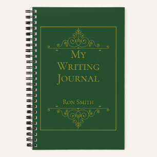 Personalised Elegant Writing Journal for Authors