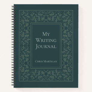 Personalised Elegant Writing Journal for Authors