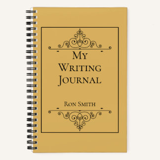 Personalised Elegant Writing Journal for Authors