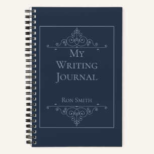 Personalised Elegant Writing Journal for Authors
