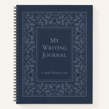 Personalised Elegant Writing Journal for Authors