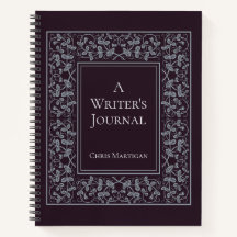 Personalised Elegant Writing Notebook for Authors