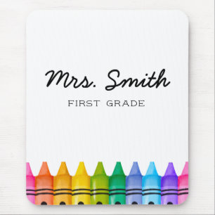 Personalised Elementary Primary Teacher Name Mouse Mat
