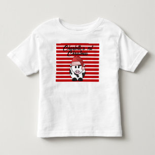Personalised Elephant 1st Christmas Baby Girl Red Toddler T-Shirt