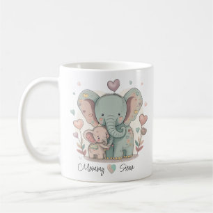 Personalised Elephant Love Mug