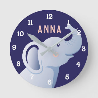 Personalised Elephant Wall Clock