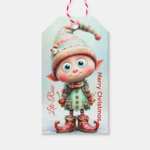 Personalised Elf Gift Tags North Pole Christmas