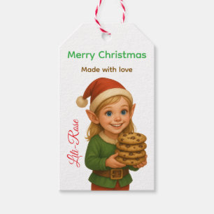 Personalised Elf Gift Tags North Pole Christmas