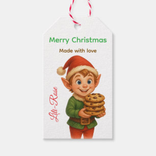 Personalised Elf Gift Tags North Pole Christmas
