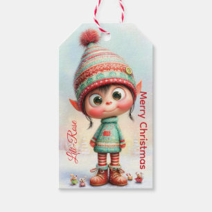 Personalised Elf Gift Tags North Pole Christmas