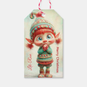 Personalised Elf Gift Tags North Pole Christmas