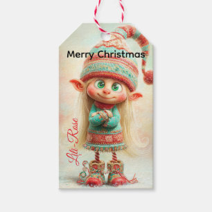 Personalised Elf Gift Tags North Pole Christmas
