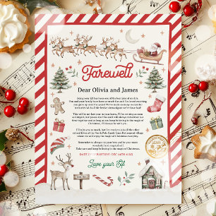 Personalised Elf Retirement Letter Goodbye Elf