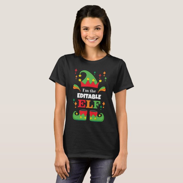 Personalised Elf Shirt: Custom Christmas Gift! T-S T-Shirt (Front Full)
