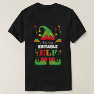Personalised Elf Shirt: Custom Christmas Gift! T-Shirt