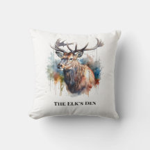 Personalised Elk Cabin Lodge Accent Gift