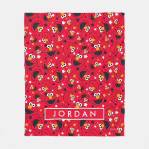 Personalised Elmo   So Silly Star Pattern Fleece Blanket