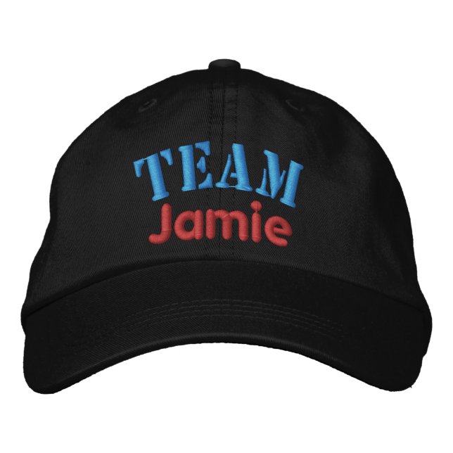 Personalised Embroidered Baseball Cap (Front)