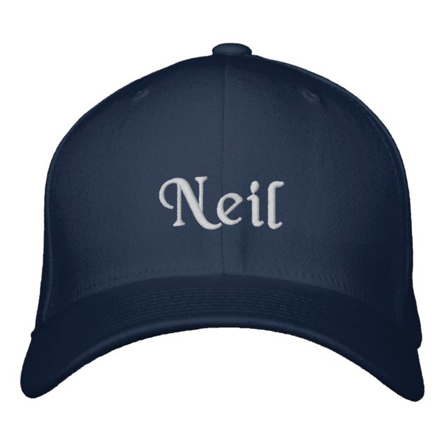 Personalised Embroidered Baseball Cap (Front)