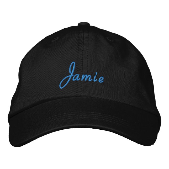 Personalised Embroidered Baseball Cap (Front)