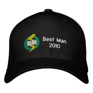 Personalised, Embroidered Best Man Hat