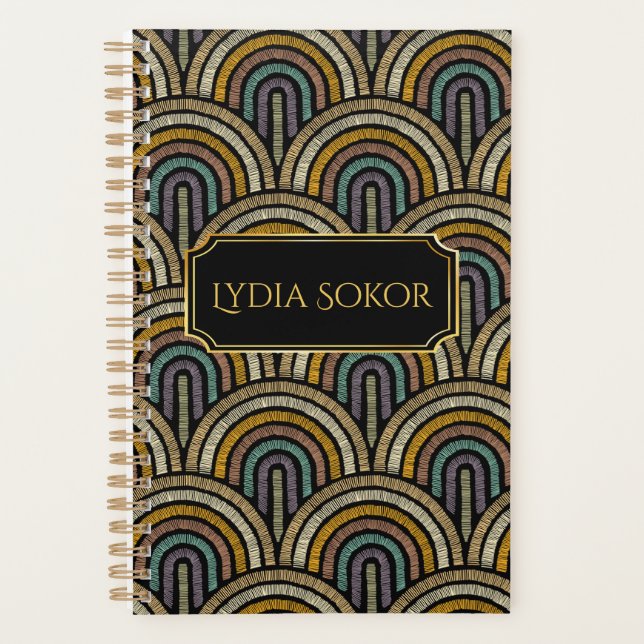 Personalised Embroidered-Style Planner (Front)