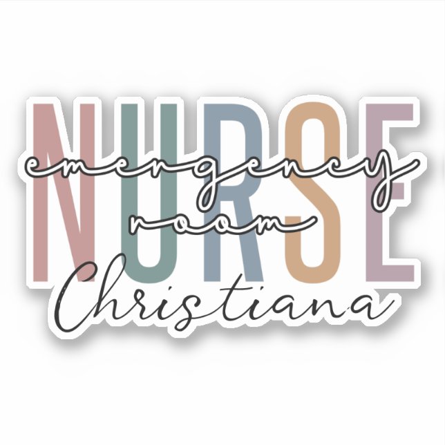 Personalised Emergency Room nurse ER Nurse  (Front)