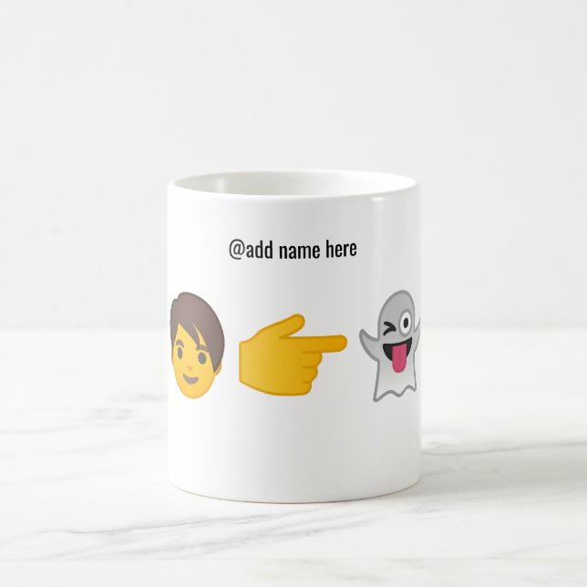 Personalised Emoji Mug | You're My Boo (Center)