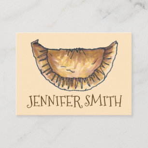 Personalised Empanada Spanish Pastry Chef Food Business Card