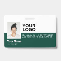Personalised Employee Modern Photo ID Security