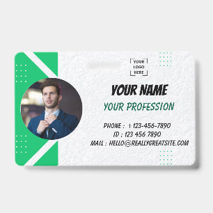 Personalised Employee Photo ID Badge