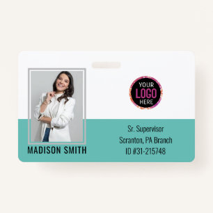 Personalised Employee Photo ID Company Security Ba ID Badge