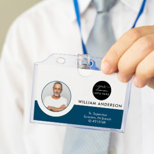 Personalised Employee Photo ID Company Security Ba ID Badge