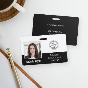Personalised Employee Photo ID Company Security Badge