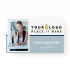 Personalised Employee Photo Logo Barcode ID