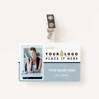 Personalised Employee Photo Logo Barcode ID ID Badge