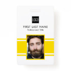 Personalised Employee | Yellow Logo Staff Photo