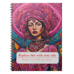 Personalised Empowered Women Notebook