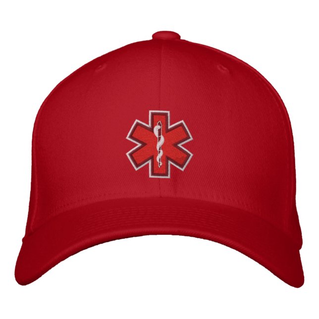 Personalised EMT Emergency Medical Technician Embroidered Hat (Front)